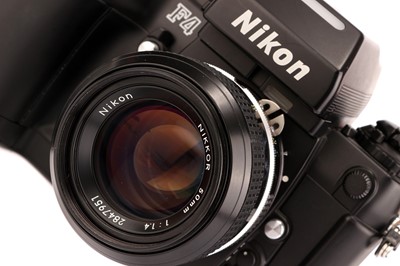 Lot 1160 - A Nikon F4 SLR Camera