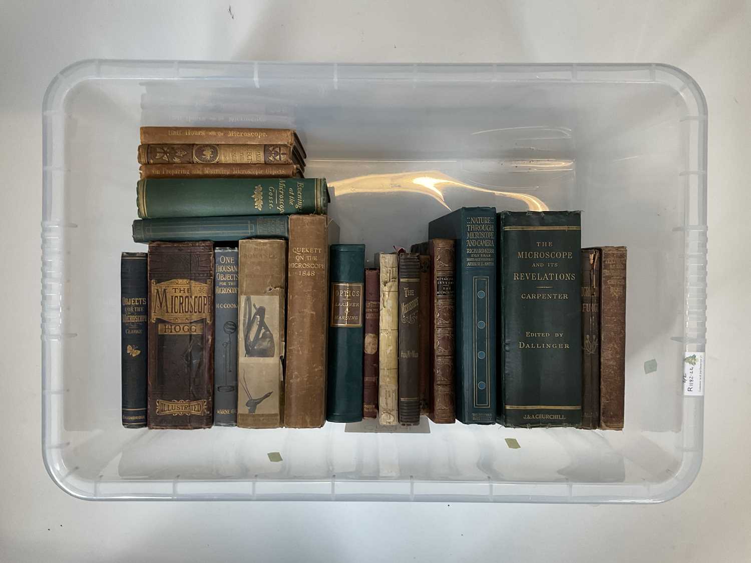 Lot 51 - A Large Collection of Microscope Books