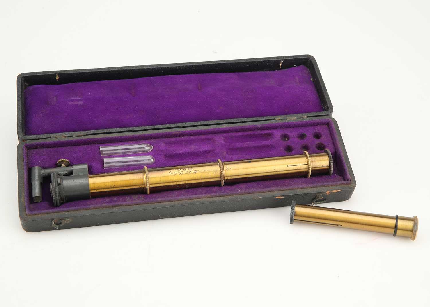 Lot 706 - A Spectroscope By Duboscq and another
