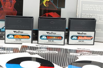 Lot 97 - Vetrex Vintage Console 3D Imager & Games