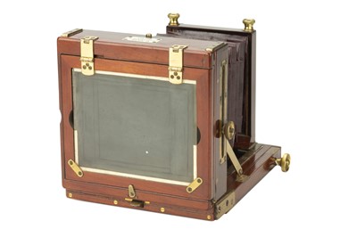 Lot 177 - A Fine G. Hare New Patent Quarter Plate Mahogany Field Camera
