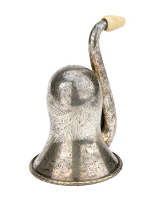 Lot 18 - A Highly Decorative Rein Grand Opera Dome Ear Trumpet