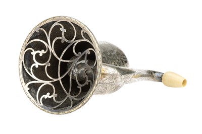 Lot 18 - A Highly Decorative Rein Grand Opera Dome Ear Trumpet