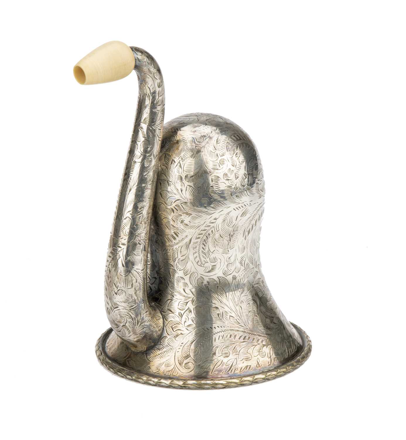 Lot 18 - A Highly Decorative Rein Grand Opera Dome Ear Trumpet