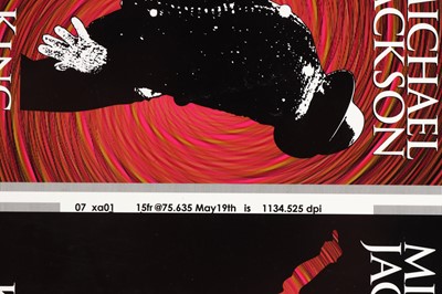 Lot 186 - Proof Set of Ticket Designs for Michael Jackson This Is It! Tour 2010