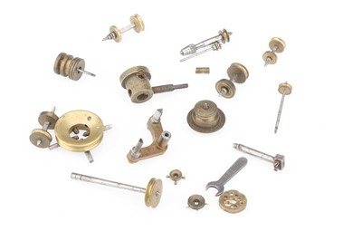 Lot 20 - A Quantity of Watchmakers Stocks and Ferrules, with some Lathe Components