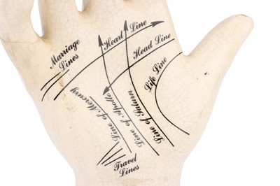 Lot 180 - Am Antique Palmistry Hand