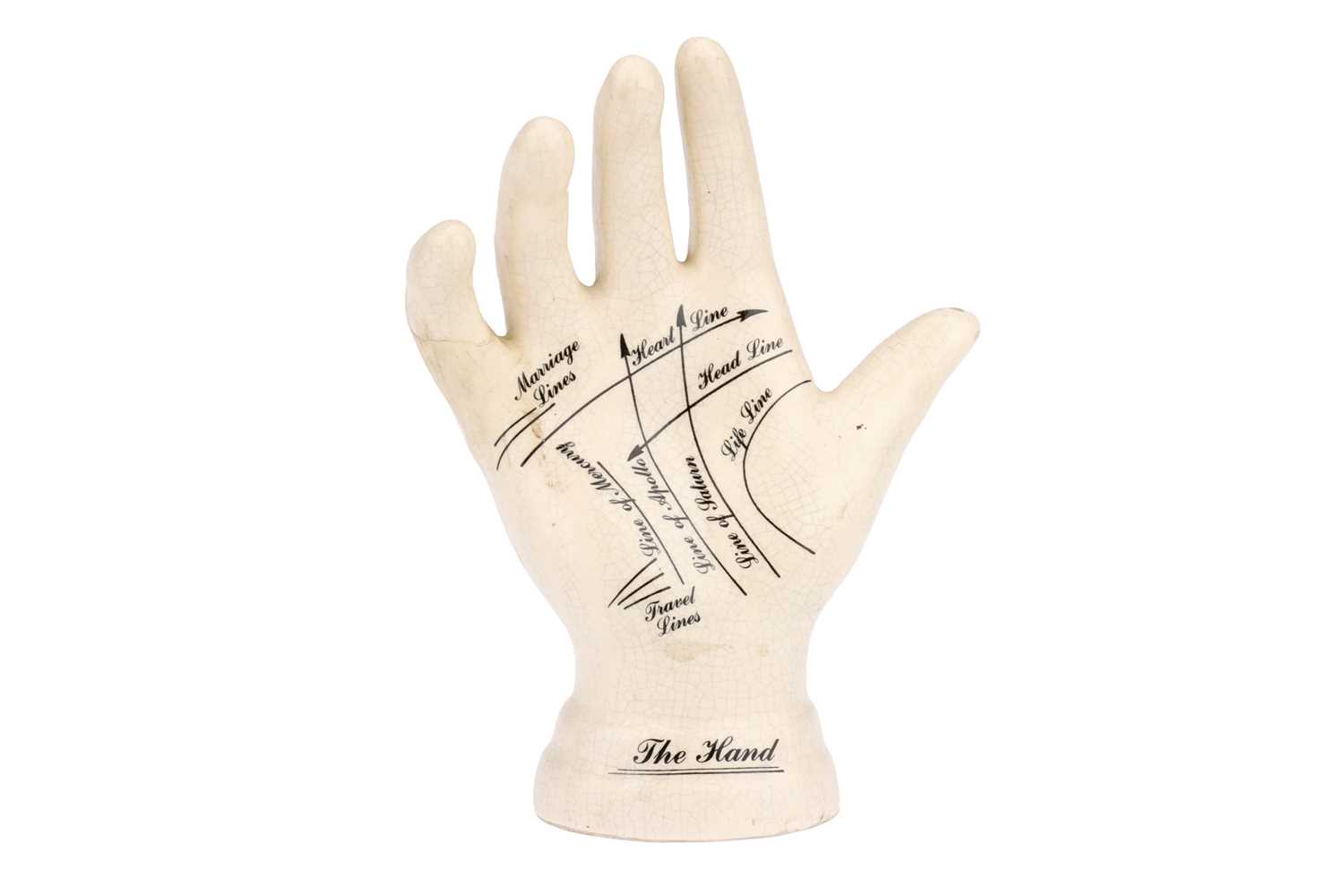 Lot 180 - Am Antique Palmistry Hand