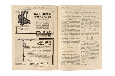 Lot 341 - Collection of Papers In Journals By Nobel Prize Winners