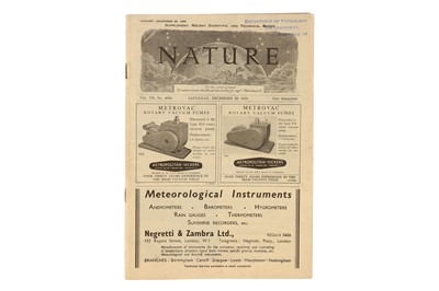 Lot 341 - Collection of Papers In Journals By Nobel Prize Winners