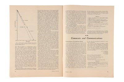 Lot 341 - Collection of Papers In Journals By Nobel Prize Winners