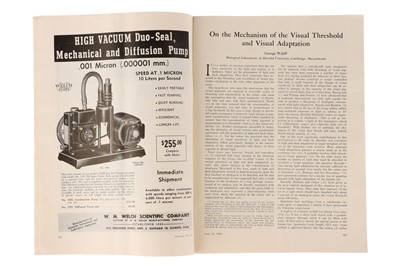 Lot 341 - Collection of Papers In Journals By Nobel Prize Winners