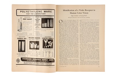 Lot 341 - Collection of Papers In Journals By Nobel Prize Winners