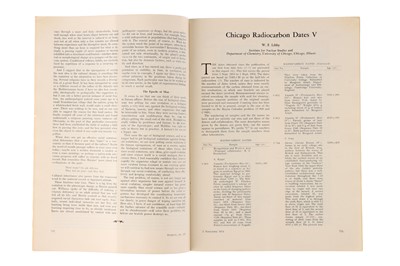 Lot 341 - Collection of Papers In Journals By Nobel Prize Winners