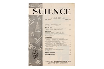 Lot 341 - Collection of Papers In Journals By Nobel Prize Winners
