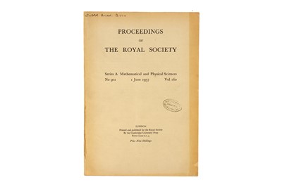 Lot 341 - Collection of Papers In Journals By Nobel Prize Winners