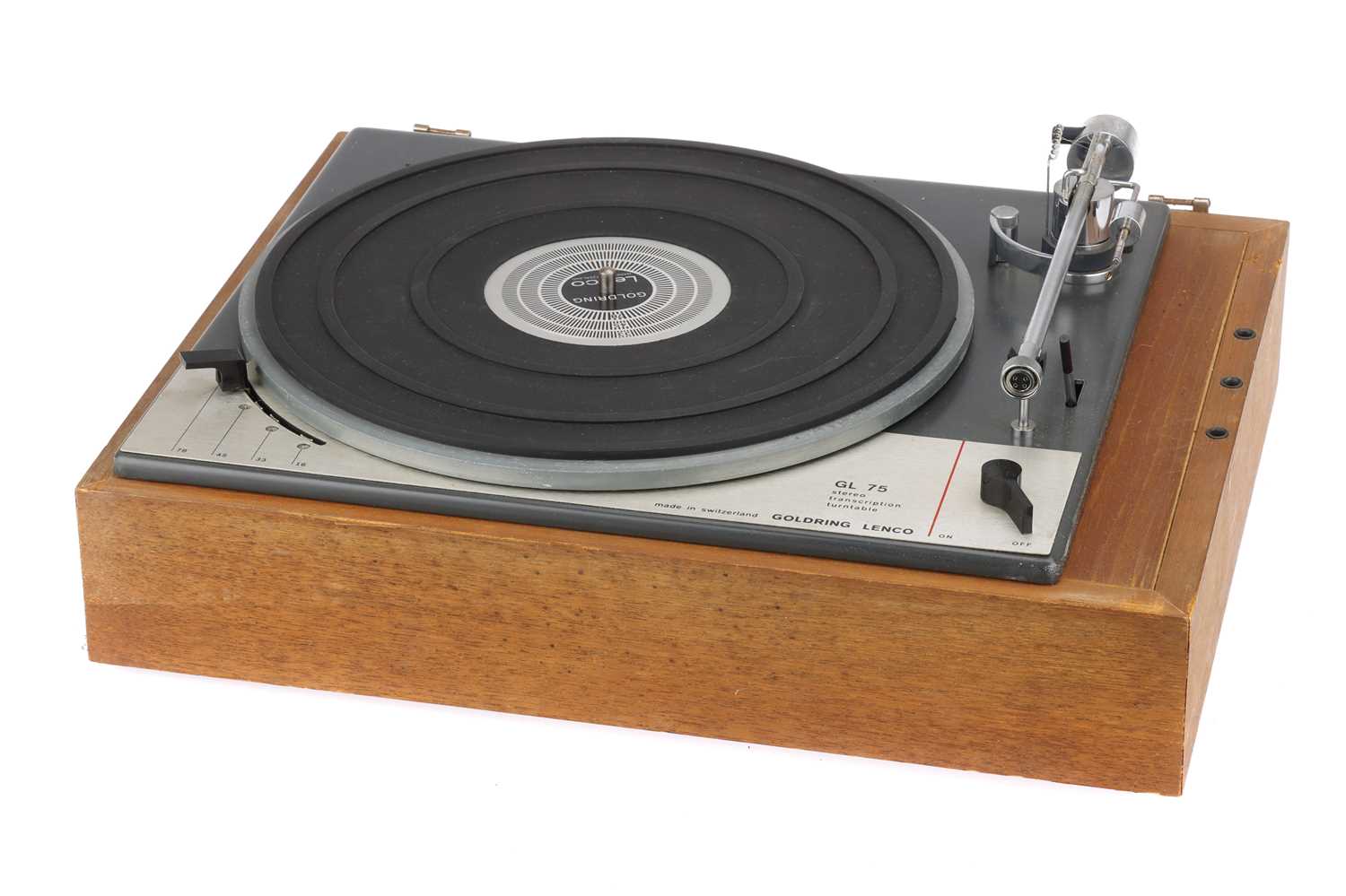 Lot 955 - A Goldring Lenco GL75 Record Turn Table
