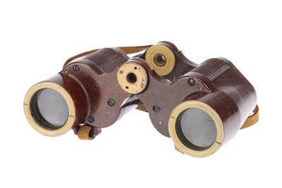 Lot 134 - WWII German Bakelite 6×30 Dienstglas CXN Binoculars