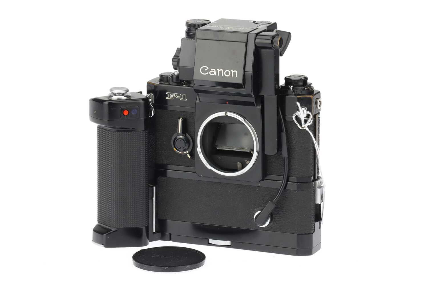 Lot 190 - A Canon F-1 SLR Body with Servo EE Finder