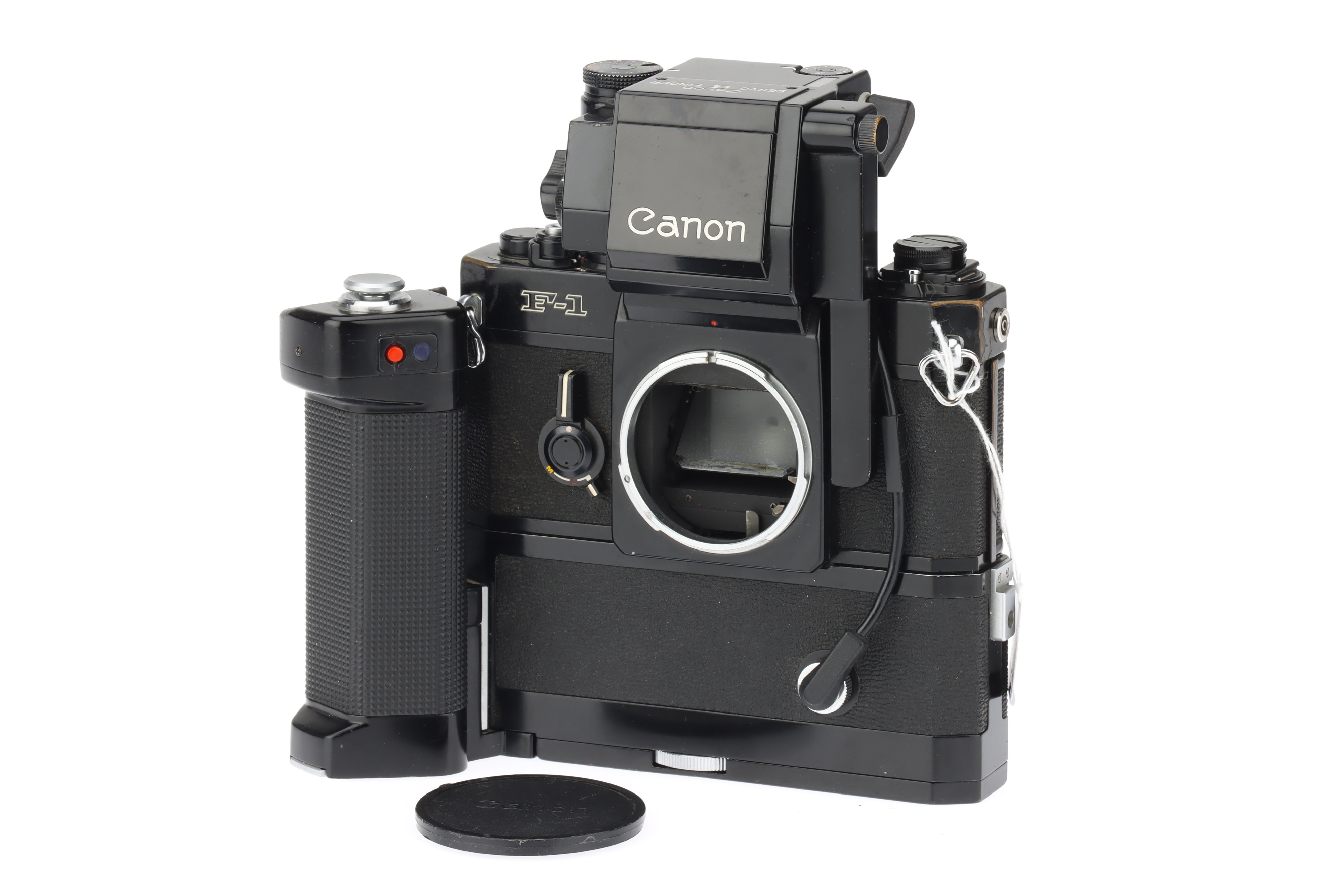 Lot 190 - A Canon F-1 SLR Body with Servo EE Finder