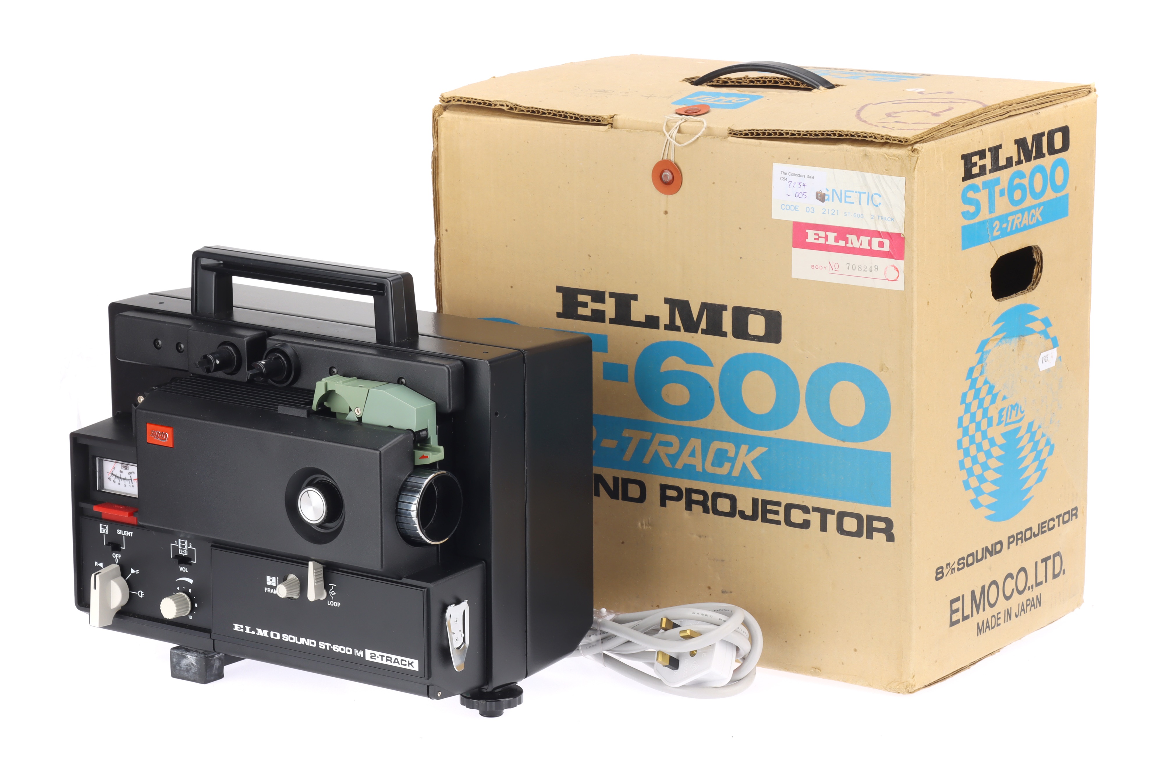 Lot 568 - An Elmo ST-600 8mm Sound Projector,