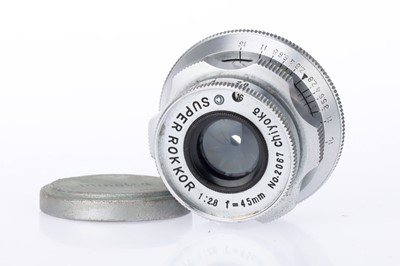 Lot 52 - A Chiyoko "Minolta" Super Rokkor f/2.8 45mm Lens