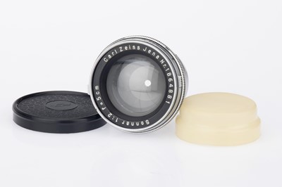 Lot 52 - A Carl Zeiss Jena Sonnar f/2 5cm Camera Lens