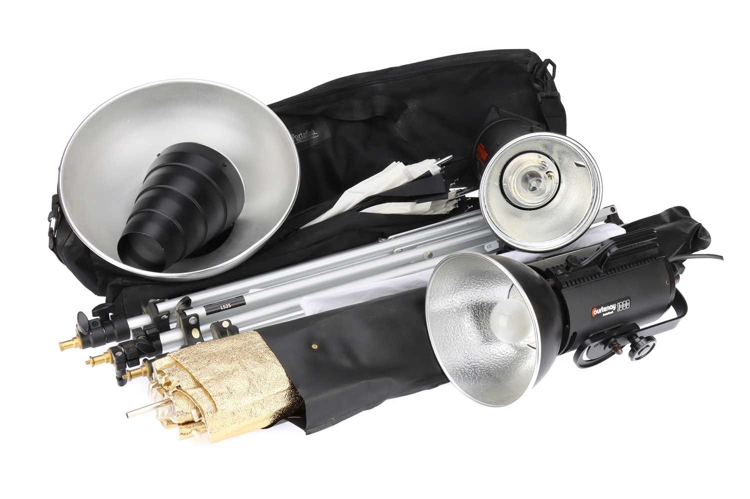 Lot 628 - A Two Head Studio Lighting System