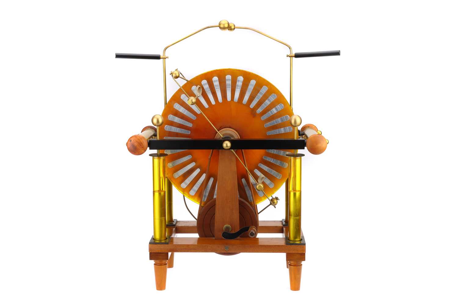 Lot 318 - An Impressive 4 Plate Wimshurst Electrostatic Machine