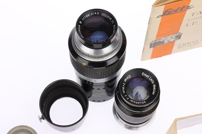 Lot 64 - A Good Leica IIIf 35mm Rangefinder Camera Outfit