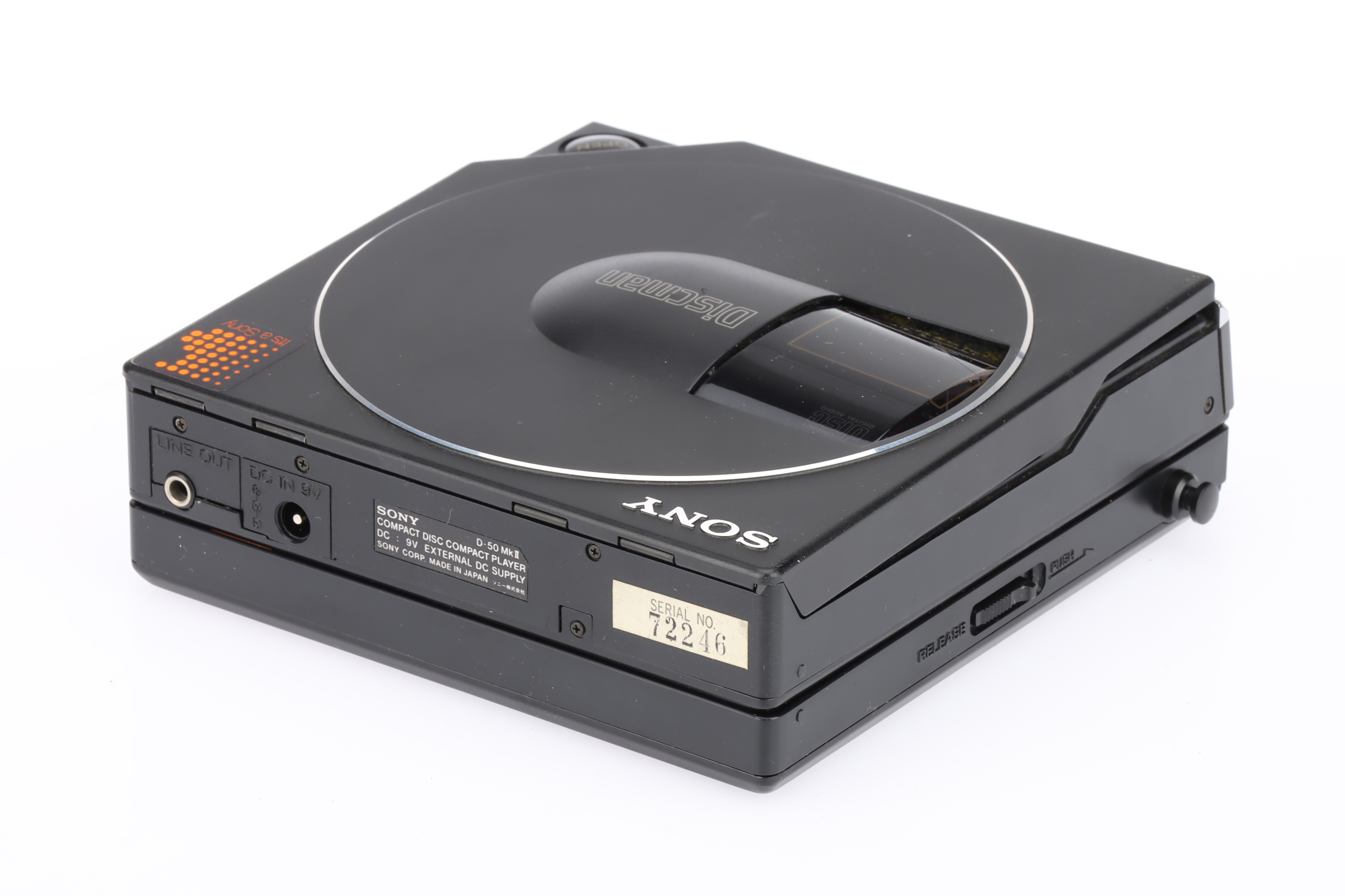 【ジャンク品】ソニー Discman D-50 MkⅡ EBP-380 Sony Discman D50 Mk2 CD Player Portable Vintage w/EBP380 Battery