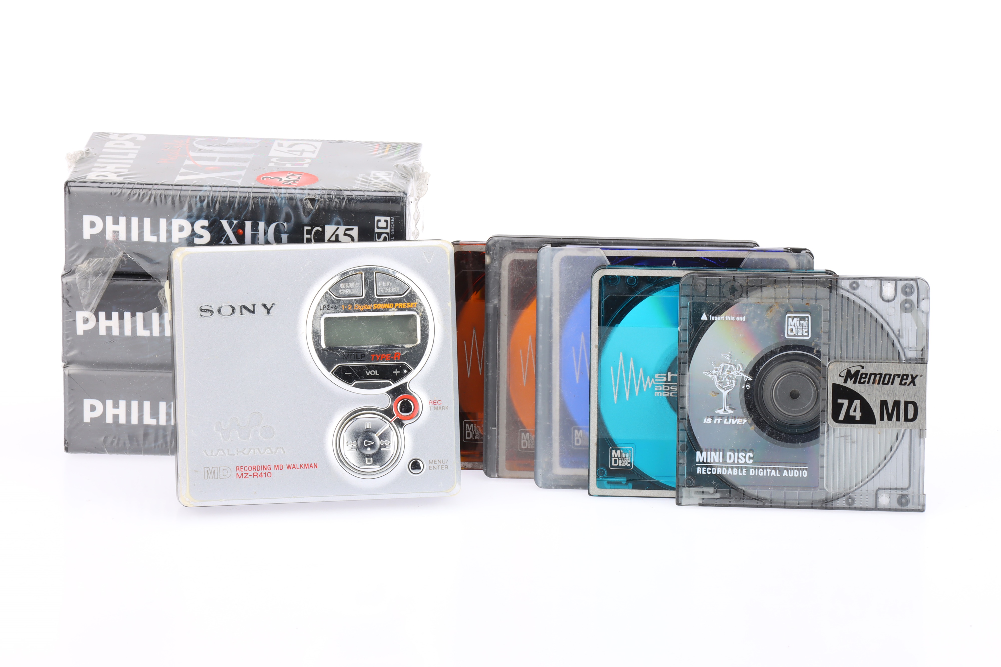 Lot 857 - A Mini Disc Player MD Walkman MZ-R410,