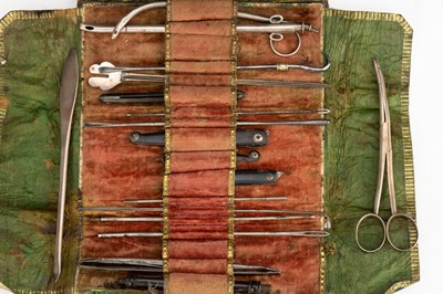 Lot 72 - A French Pocket Minor Surgery Set