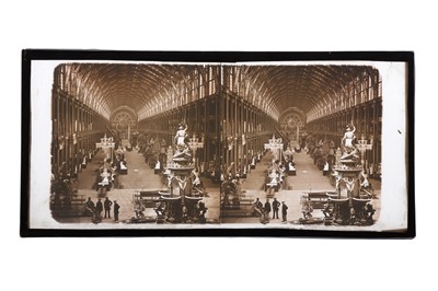 Lot 139 - Glass Stereoviews of Crystal Palace