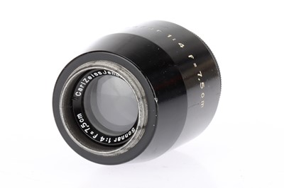 Lot 244 - A Carl Zeiss Jena Sonnar f/4 7.5cm Lens