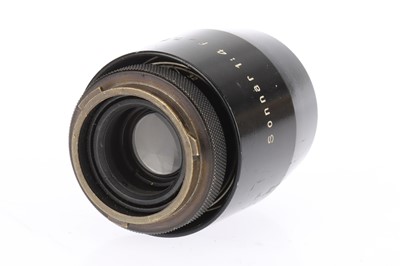 Lot 244 - A Carl Zeiss Jena Sonnar f/4 7.5cm Lens
