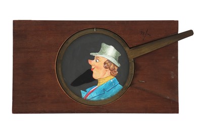 Lot 444 - Magic Lantern Slide of Man with Growing Chin