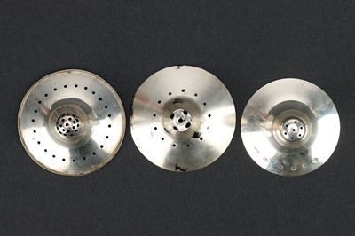 Lot 87 - Three Silver Nipple Shields
