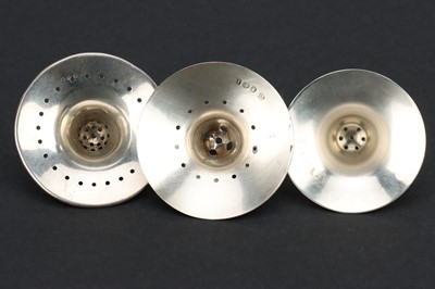 Lot 87 - Three Silver Nipple Shields