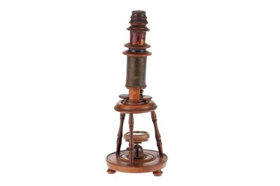 Lot 100 - 18th Century Nuremberg Type Microscope