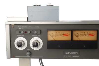 Lot 868 - A Studer A80-RC Master Tape Recroder Reel to Reel Player / Editor