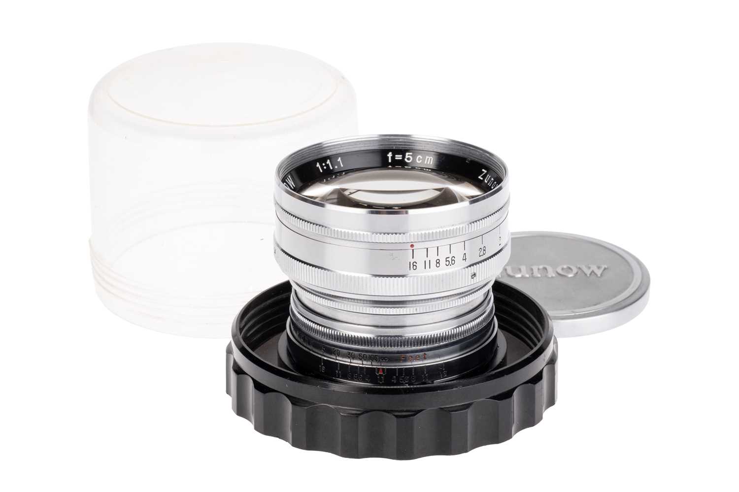 Lot 128 - A Zunow f/1.1 50mm Lens