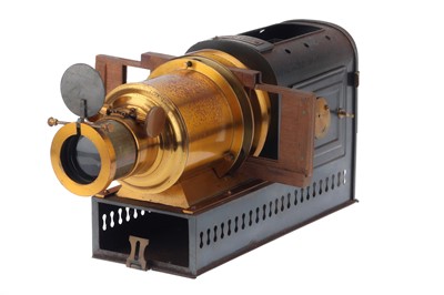 Lot 954 - Collection of 3 Tinplate Magic Lanterns