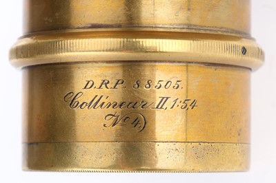 Lot 354 - A Voigtlander Collinear II No.4 f/5.4 Lens