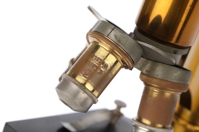 Lot 401 - A Good Compound Microscope By Leitz