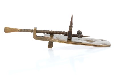 Lot 228 - Brass Leeuwenhoek-type Simple Microscope