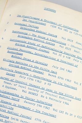 Lot 463 - Collected Papers of Ernst Bulmer, Physician