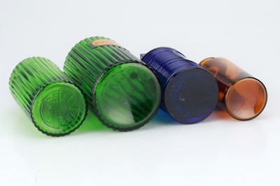 Lot 166 - Collection of 4 Victorian Apothecary Poison Bottles