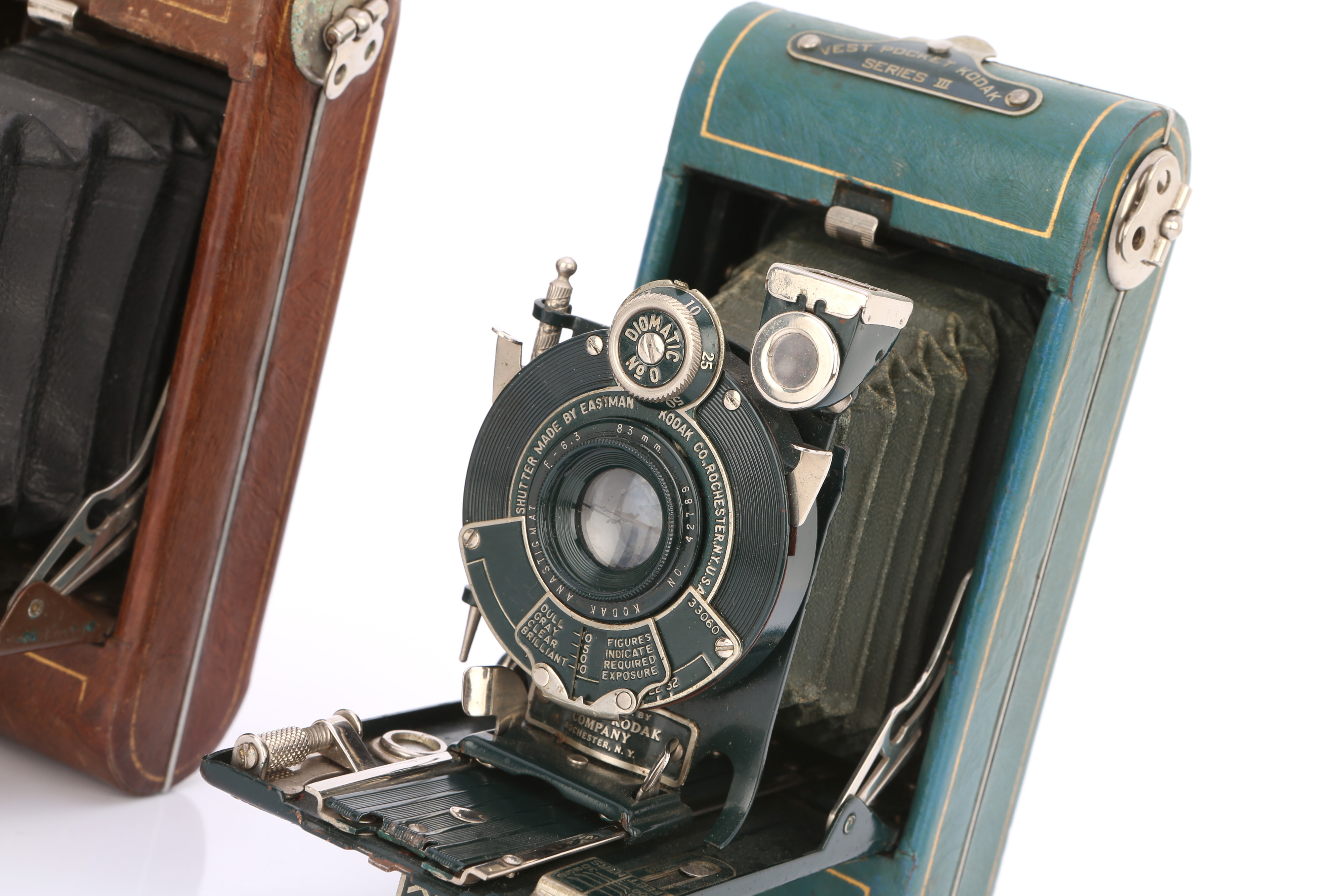 Appareil Photo Pliant Ancien Kodak Vest Pocket Series III Autographic - Rare