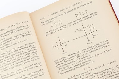 Lot 423 - Logsdon, Mayme Irwin. Elementary Mathematical Analysis, with Tables. Volume I [&] Volume II